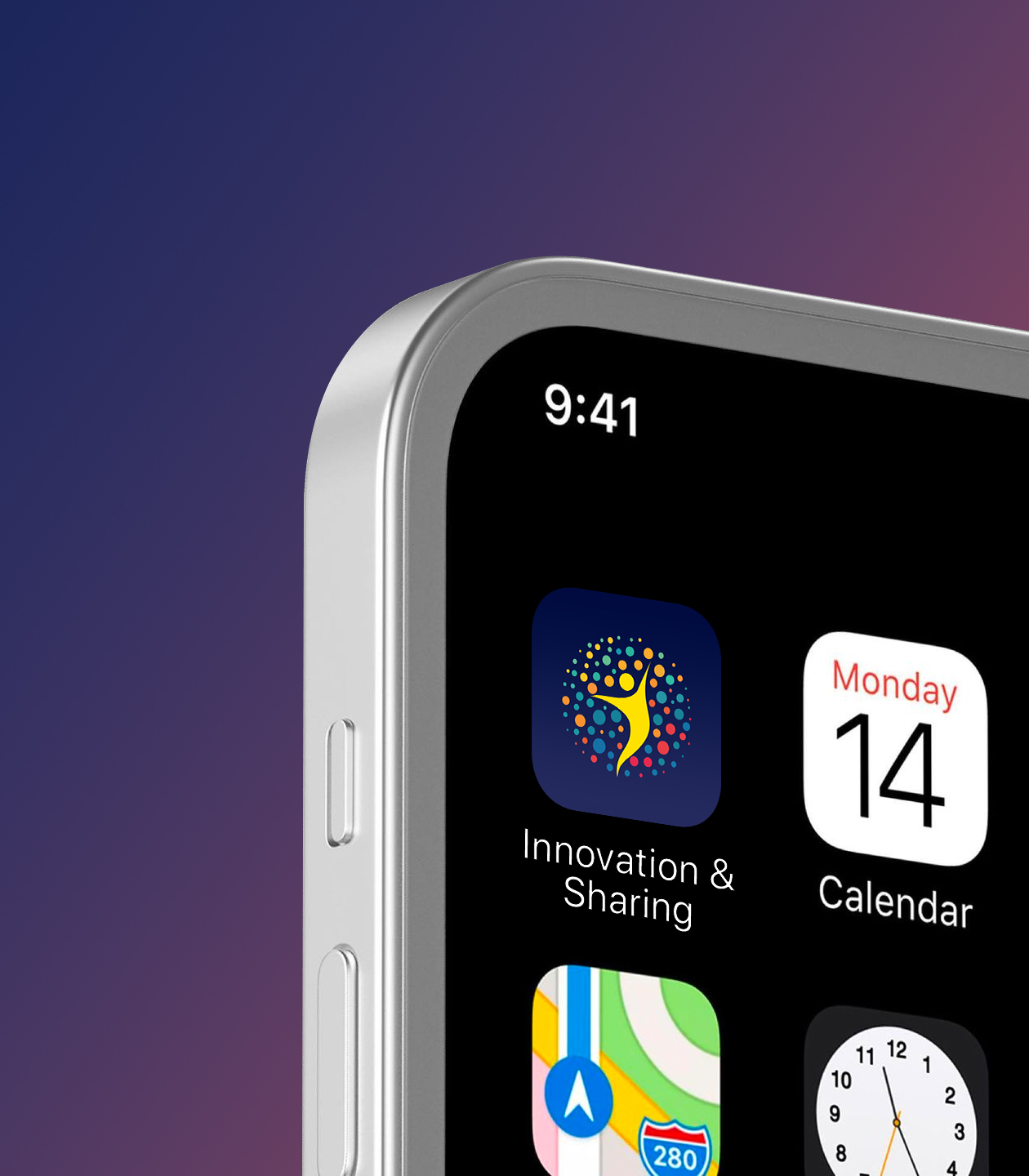 A device showing app icon